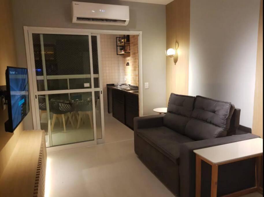 Ap Frente Mar Com Ar-Condicionado E Varanda Gourmet Mongaguá Esterno foto